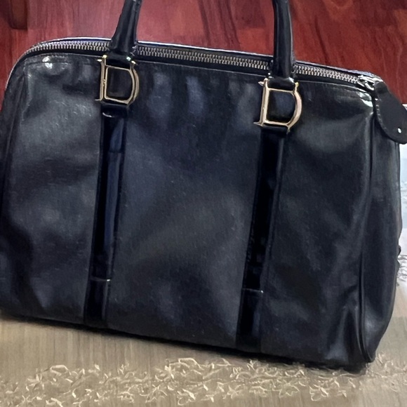 SOLD!!!! CHRISTIAN DIOR EMBOSSED LOGO BOSTON - HANDBAG - Picture 3 of 15